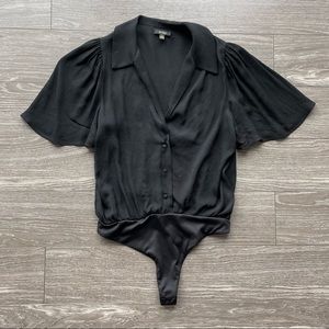 AFRM flutter sleeve bodysuit blouse